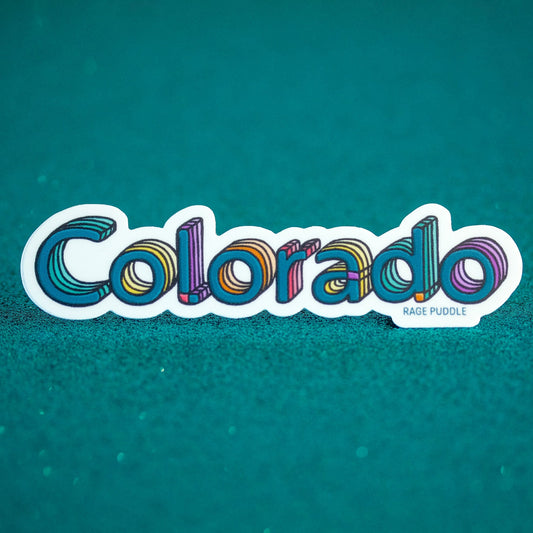 Colorado- Vinyl Sticker - 3D type