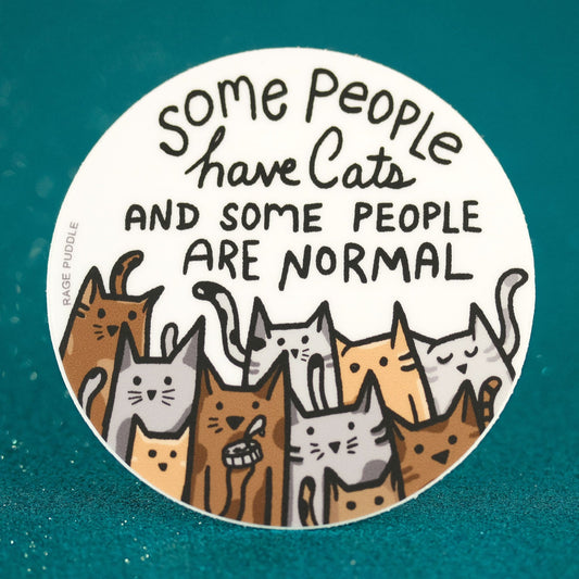 Some People Have Cats - Vinyl Sticker