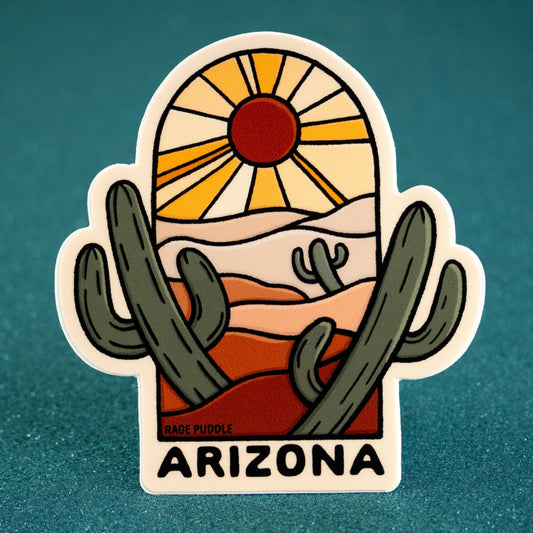 Arizona Sunset Vinyl Sticker