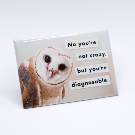 You're not crazy | Fridge Magnet