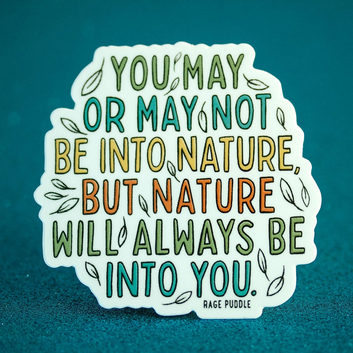 Into Nature Vinyl Sticker