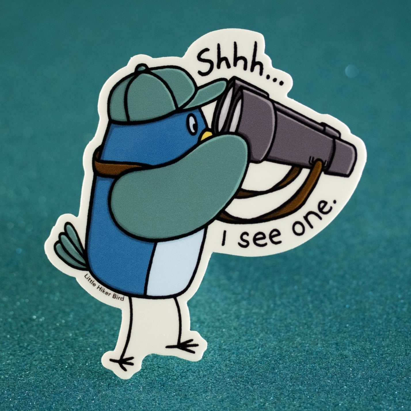 Birdwatching Vinyl Sticker