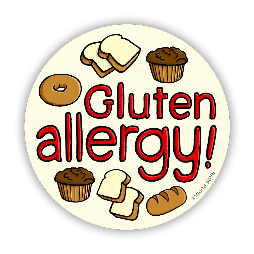 Gluten Allergy - Vinyl Sticker