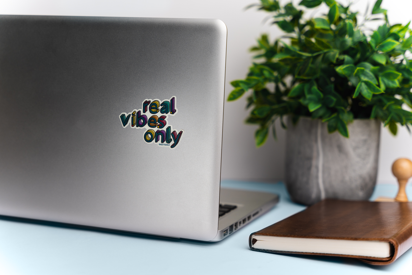 Real Vibes Only Vinyl Sticker